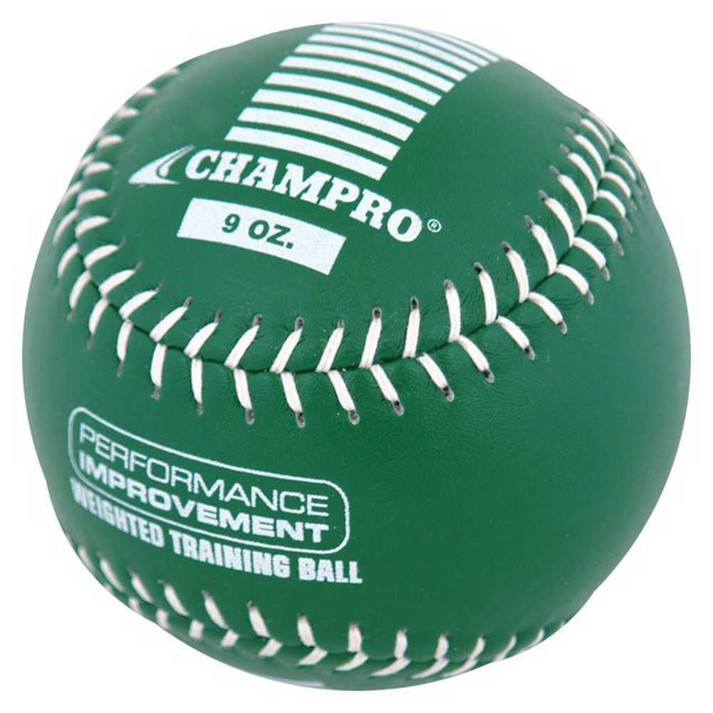 CSB7CS Leather Cover CHAMPRO Weighted Training Softballs 10 oz. 