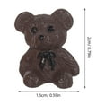 thumbnail image 7 of LOLIPPYY 20pcs Mini Bear Figurines Cute Animal Statues for Tiny Landscape Ornaments Miniature Bear Cake Decorations Dollhouse, 7 of 7