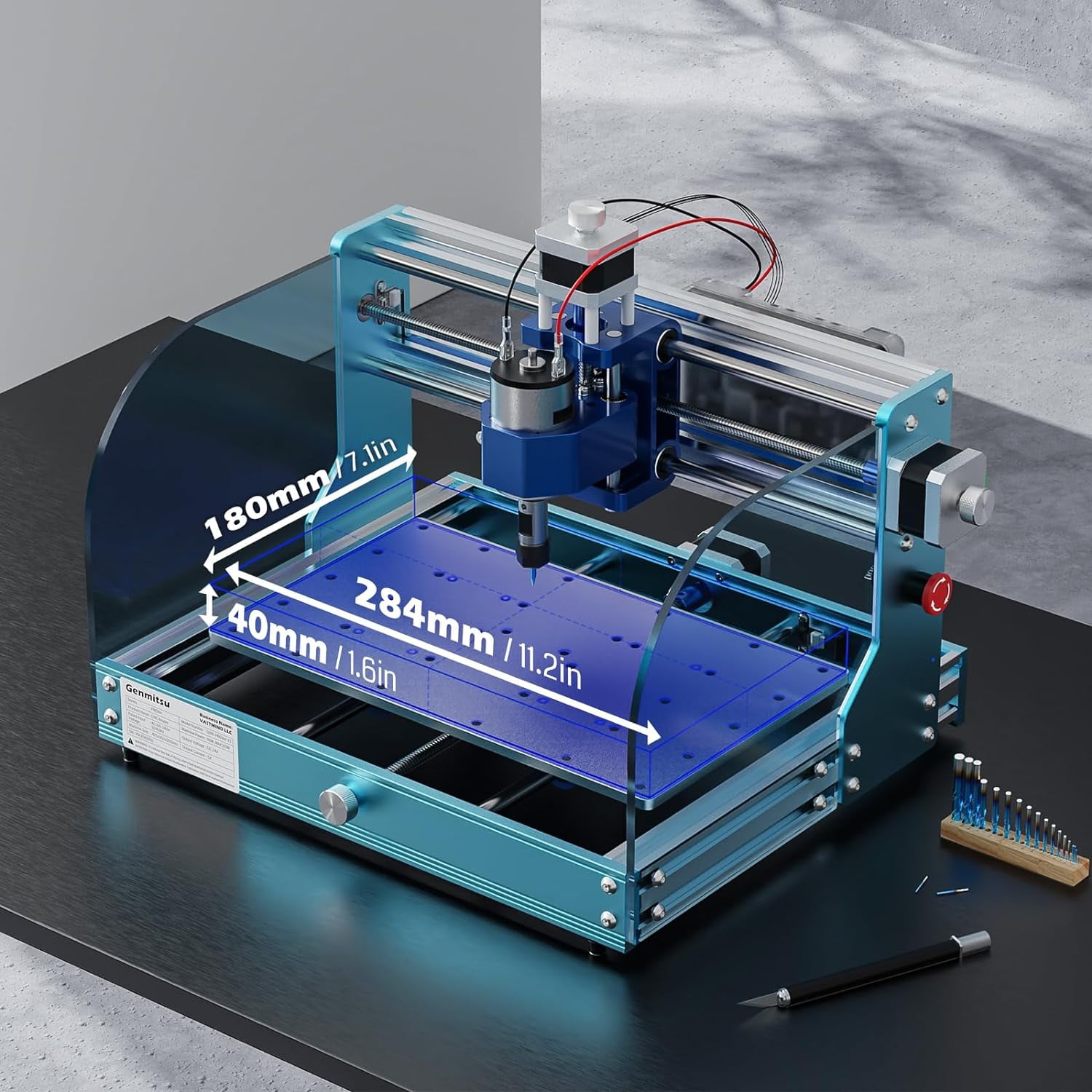 Genmitsu 3018-PROVer V2 CNC Milling Machine, Desktop CNC for