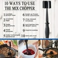thumbnail image 5 of HLONK Meat Chopper, Multifunctional Good Cook Heat Resistant Nylon Soft Grip Ground Beef Meat Chopper Utensil, Hamburger Meat Chopper for Non Stick Blends and Mashes, Mix Chopper, 5 of 6