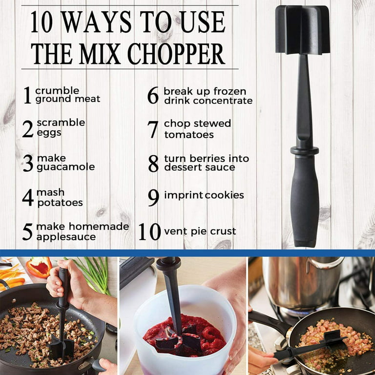 The Pampered Chef Mix N Chop Hamburger Ground Meat Beef Chopper