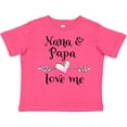 thumbnail image 3 of Inktastic Nana and Papa Love Me- Heart Grandchild Boys or Girls Toddler T-Shirt, 3 of 5