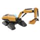 thumbnail image 2 of Juguetes de excavadora estática modelo de excavadora seguro altamente simulado para entrenar la coordinación de la mano y el cerebro de los niños para niños ANGGREK Otros, 2 of 8
