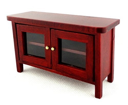 12th Scale Dolls House Furniture Wash Stand Mahogany Side Table