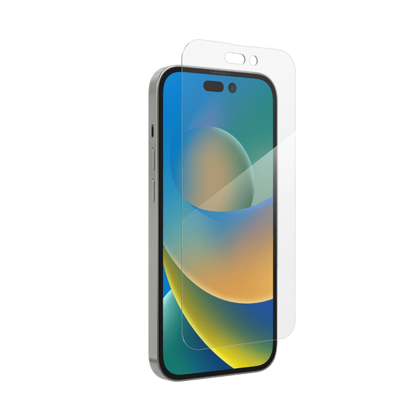 ZAGG InvisibleShield Hybrid Glass Screen Protection for Apple iPhone 14 Pro, Clear
