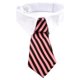 thumbnail image 5 of Billuyoard Mascota perro gato cuello corbata Prop mascotas accesorio de moda gatos collares accesorios Collar decoración rosa negro rayas S31cm rayas negras rosas S31cm 2Conjunto, 5 of 6