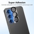 thumbnail image 2 of Dteck 3-Pack Camera Lens Protector for Samsung Galaxy S25 Plus,Tempered Glass Camera Protector Back Lens Cover, Ultra HD, 9H Hardness, Anti-Scratch, Case Friendly,Easy Installation,Clear, 2 of 6