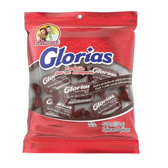 Las Sevillanas Glorias Goat Milk and Pecan Candy, 5.29 oz / 5 pieces