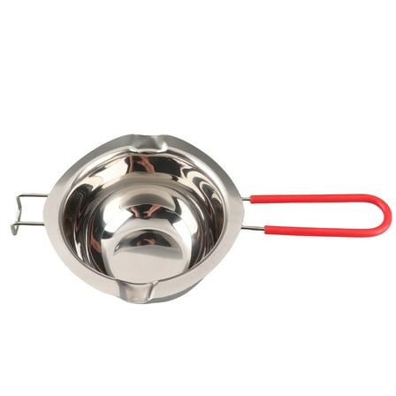 500ml Stainless Steel Melting Pot - Chocolate, Candy & Butter Melting Bowl with Spout
