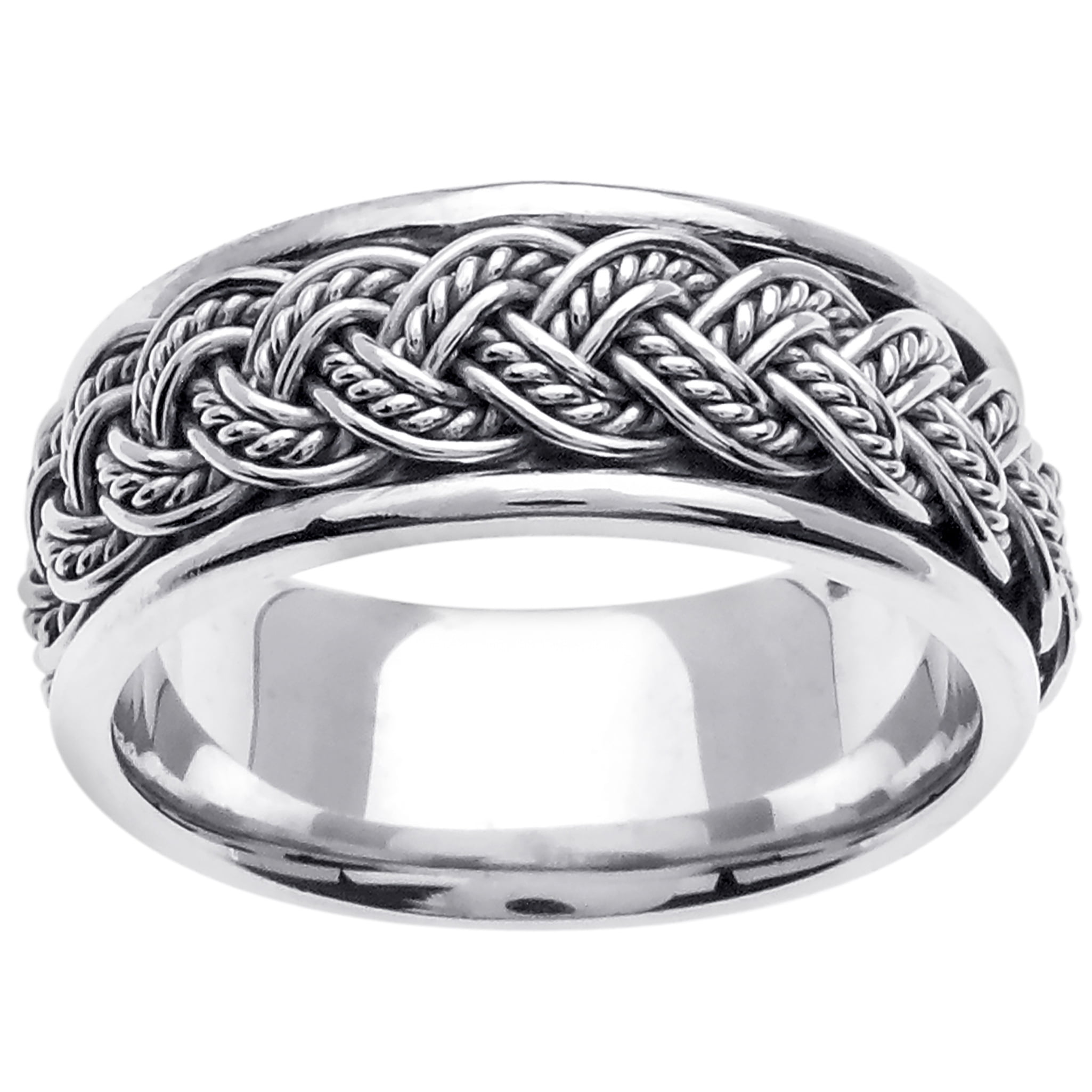 Wedding Rings Depot Platinum African Braid Handmade