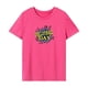 thumbnail image 1 of Camiseta para mujer de verano clásica de moda con cuello redondo para viaje, playa, trabajo, caminar Rosa Rosa, 1 of 7