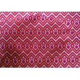 thumbnail image 4 of oneOone Cotton Silk Fabric Chevron & Swirl Ikat Decor Fabric Printed BTY 42 Inch Wide, 4 of 4