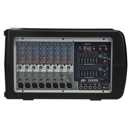 peavey xr8300 8 channel powered mixer walmart peavey xr8300 8 channel powered mixer walmart