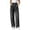 Dark Gray, variant on ClodeEU Women's Elastic Waist Denim Wide Leg Pants,Casual Loose Lightweight Jeans With Pockets ,Women's Plus L