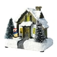 thumbnail image 1 of PENGXIANG Luminous LED Light Snow House Display Mold Home Christmas Decor Ornament Gift, 1 of 11