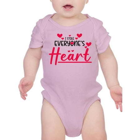 

I Stole Everyone s Heart Bodysuit Infant -Smartprints Designs 12 Months