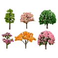 thumbnail image 3 of 6 piezas de árboles artificiales en miniatura, accesorios realistas de imitación de , decoración de micropaisaje, modelos mixtos de árboles para, 3 of 8