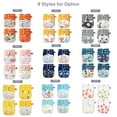 thumbnail image 2 of Gecheer 4pcs/pack Baby Cloth Diapers Washable Reusable Pocket Cloth Diaper Quick Dry Breathable Waterproof One Size Adjust, 2 of 7