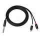 thumbnail image 1 of Tholdsy Cable de Audio doble enchufe chapado en oro carcasa de aleación de aluminio fácil de aplicar adaptador ligero Cable de PVC para amplificador de Type3 NO3, 1 of 6