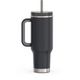 thumbnail image 3 of Tasse Isotherme en Acier Inoxydable Thermos de 40 oz avec Paille, Granit, 3 of 5