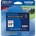 thumbnail image 2 of Brother Genuine P-Touch T TZE-325 Tape, cinta de touch laminada estándar de 3/8 "(9 mm), blanco en negro, laminado para uso interior o exterior, resistente al agua, 26.2 pies (8 m), paquete único, 2 of 2