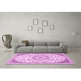 thumbnail image 3 of Ahgly Company Indoor Square Persian Pink Traditional Area Rugs, 8' Square, 3 of 4