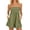 Green, variant on AJGRHE Womens Rompers with Pockets Dressy Casual Ruched Short Spaghetti Strap One Piece Outfits Black L