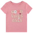 thumbnail image 4 of BTween Girls 4-Piece Summer Tops | Fashionable Short Sleeve T-Shirt | Casual Daily Shirt for Kids, ORCHD,10/12, 4 of 8