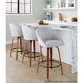 thumbnail image 5 of LumiSource Matisse Highback 26" Fixed-Height Counter Stool - Set of 2, 5 of 10