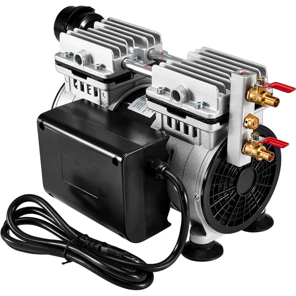 FOUR E's Scientific Pond Aerator, 550W Pond Air Pump, 5.2 CFM for Up to 3 Acre 50 Feet, for Backyard Koi Fish Tank Lake, No Diffuser