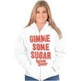 thumbnail image 4 of Gimme Some Sugar Daddy Candy Logo Zip Up Hoodie Men's Women's Brisco Brands M, 4 of 6