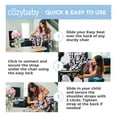 thumbnail image 4 of CozyBaby Portable Easy Seat Cloth High Chair with Safety Harness, Gray, 4 of 6