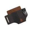 thumbnail image 1 of Multitool Sheath Pocket Organizer Leather Sheath outdoor hiking Tools Key Fob Sheath Pouch Brown, 1 of 9