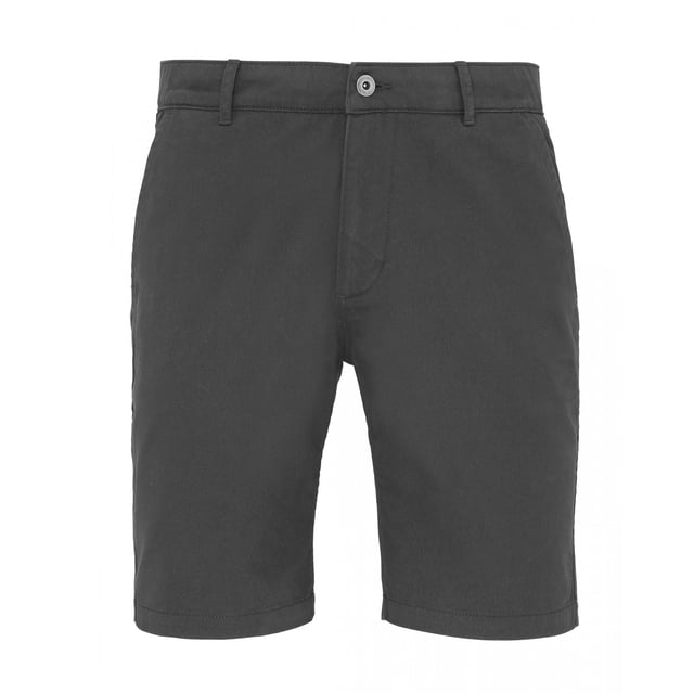 Asquith & Fox - Pantalones cortos chinos casuales hombre caballero (Pizarra)