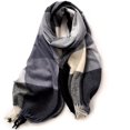 thumbnail image 2 of Mikilon Women Thicken Warm Scarf Fashionable Soft Skin Friendly Scarf Comfortbale Versatile Double Layer Plaid Scarf, 2 of 5