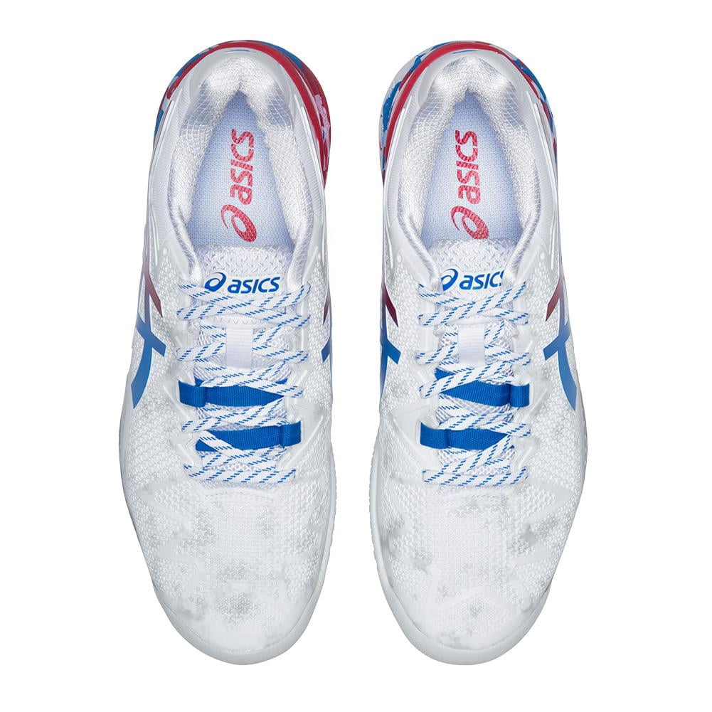 Asics Men`s GEL-Resolution 8 Retro Tokyo Tennis Shoes White  display picture 1