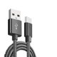 thumbnail image 1 of Methold Cable de datos tejido de nailon de 1 metro de repuesto para teléfono móvil Android Cable de línea de datos Cable de repuesto Teléfono y Comunicación Negro 1M, 1 of 6