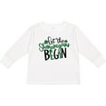 thumbnail image 3 of Inktastic St. Patrick's Day Let the Shenanigans Begin Boys or Girls Long Sleeve Toddler T-Shirt, 3 of 5
