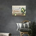 thumbnail image 5 of Farmhouse Floral Wall Decor Rustic Country Flowers Hummingbird Pictures Wall Art Amazing Grace Painting Canvas Print Framed Home Artwork For Bathroom Bedroom Kitchen Office 16"x12", 5 of 6