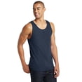 thumbnail image 3 of Gildan Heavy Cotton Tank Top for Men, Classic Fit Bound Neck Sleeveless Tank for Comfort, Navy, 2XL, 3 of 5