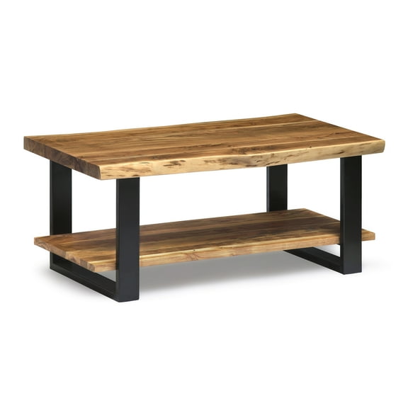 Belen Kox Alpine Natural Live Edge Wood Coffee Table