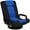 Black/Blue, variant on Best Choice Products 360-Degree Swivel Gaming Floor Chair w/ Armrest Handles, Foldable Adjustable Backrest - Black/Red