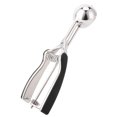 thumbnail image 2 of Versatile 44mm Stainless Steel Ice Cream Scoop, Mirror-Finished Fruit Melon Baller, Ergonomic Spring-Loaded Handle for Kitchen Efficiency, 2 of 5
