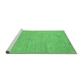 thumbnail image 2 of Ahgly Company Machine Washable Indoor Rectangle Solid Emerald Green Modern Area Rugs, 5' x 8', 2 of 4