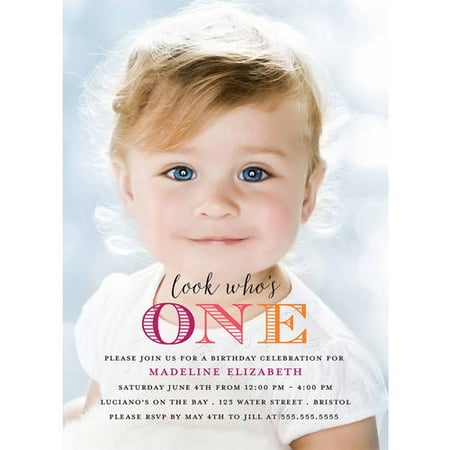 Elegant Script Standard Birthday Invitation