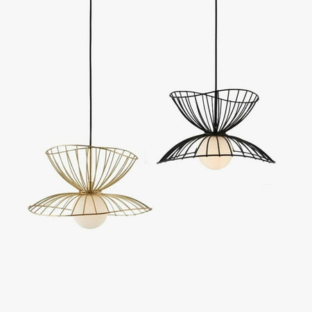 

Minimalism Hat Inspired Metal Pendant Light Black/Golden