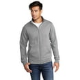 thumbnail image 1 of Port & Company Men's Core Fleece Cadet FullZip SweaT-Shirt PC78FZ, 1 of 1