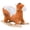 Brown#0, variant on 23.5" Plush Rocking Horse for Kids, Wooden Rocker Toy with Soothing Lullabies for Toddlers