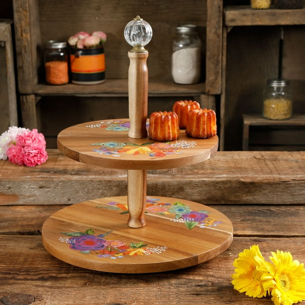 The Pioneer Woman Celia 2Tier Lazy Susan