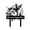 A, variant on Garden Stake Metal Sign,Cemetery Decorations For Grave,Metal Cemetery Memorial Plaques For Outdoors